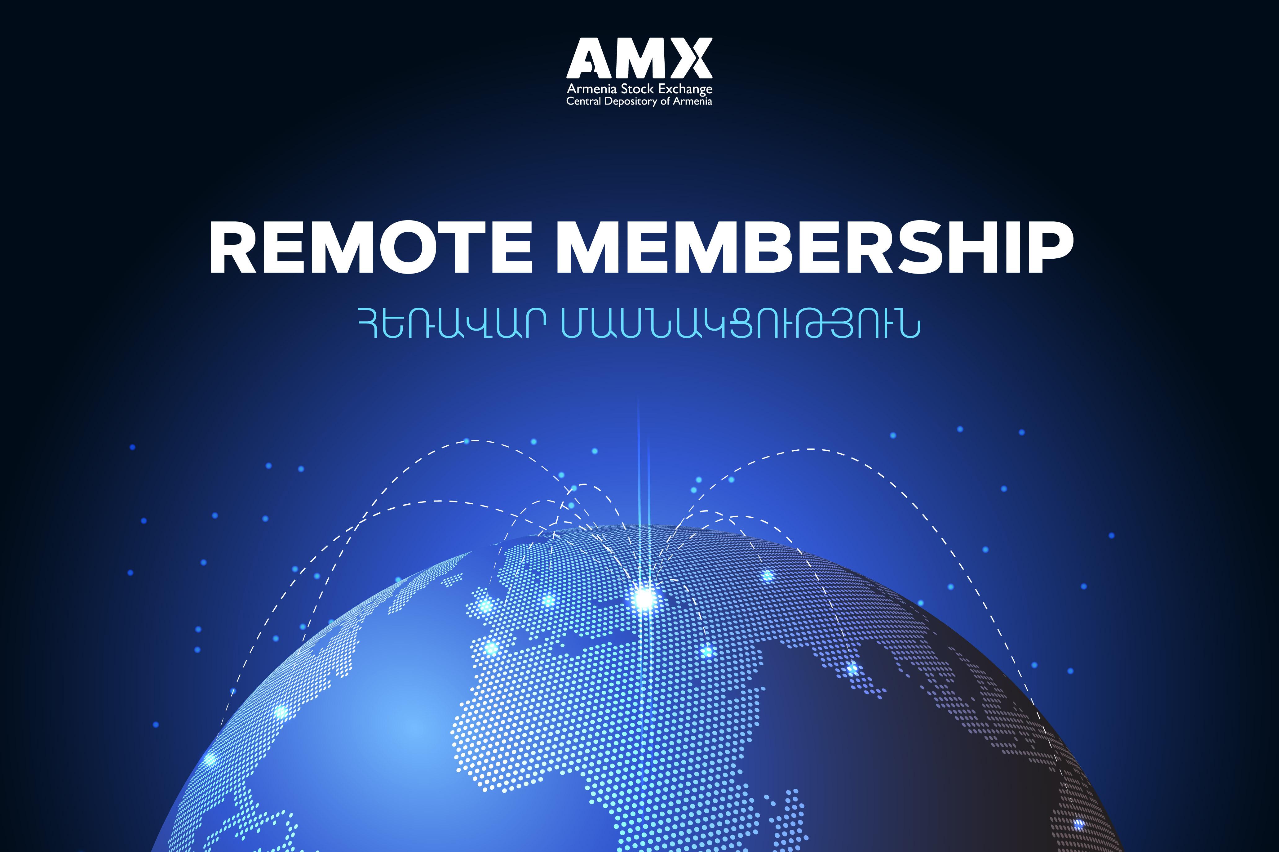 AMX-ը միջազգային ներդրողների համար ներդրել է Հեռավար մասնակցության մոդելը